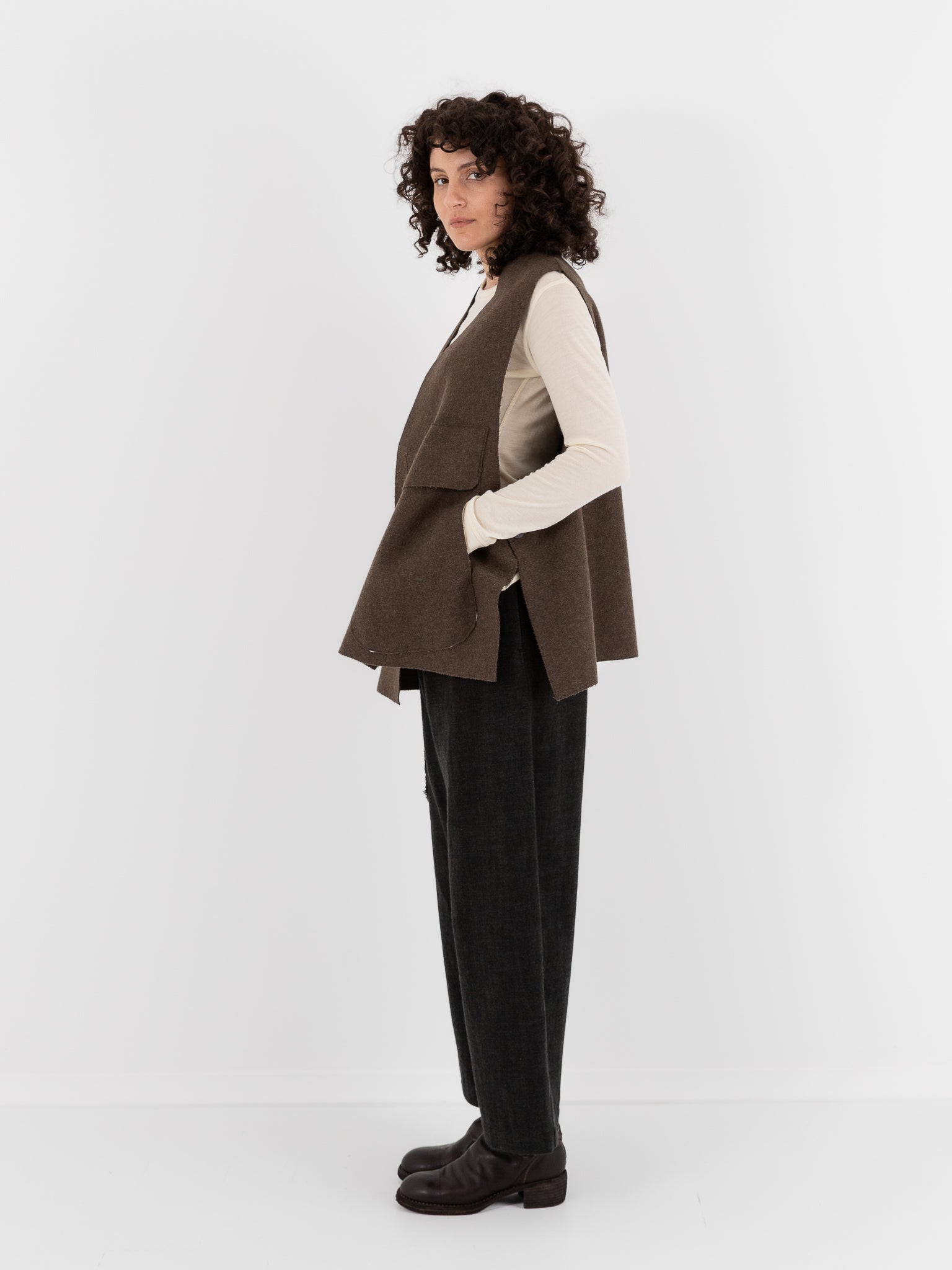 Wright + Doyle Dayton Pocket Vest in Bracken - WRIGHT + DOYLE at Worthwhile - shop VEST