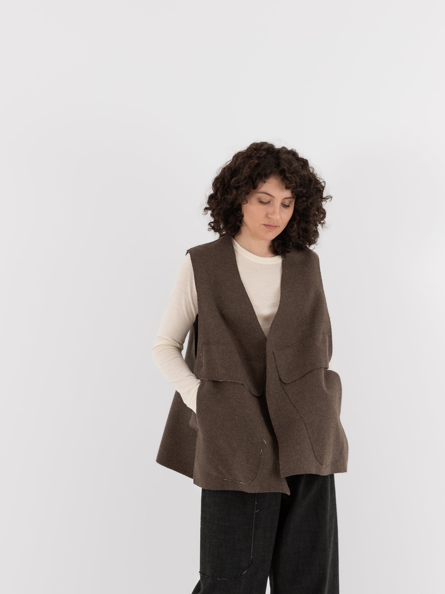 Wright + Doyle Dayton Pocket Vest in Bracken - WRIGHT + DOYLE at Worthwhile - shop VEST