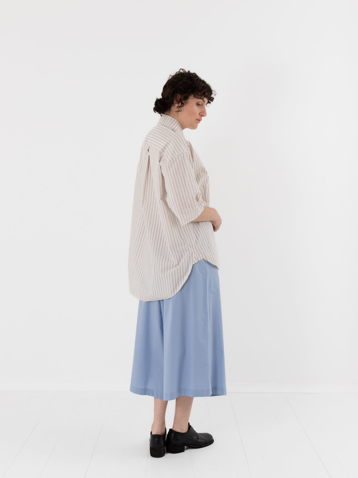 Wright + Doyle Meldon Shorts in Zenith Pinstripe - WRIGHT + DOYLE at Worthwhile - shop SHORTS