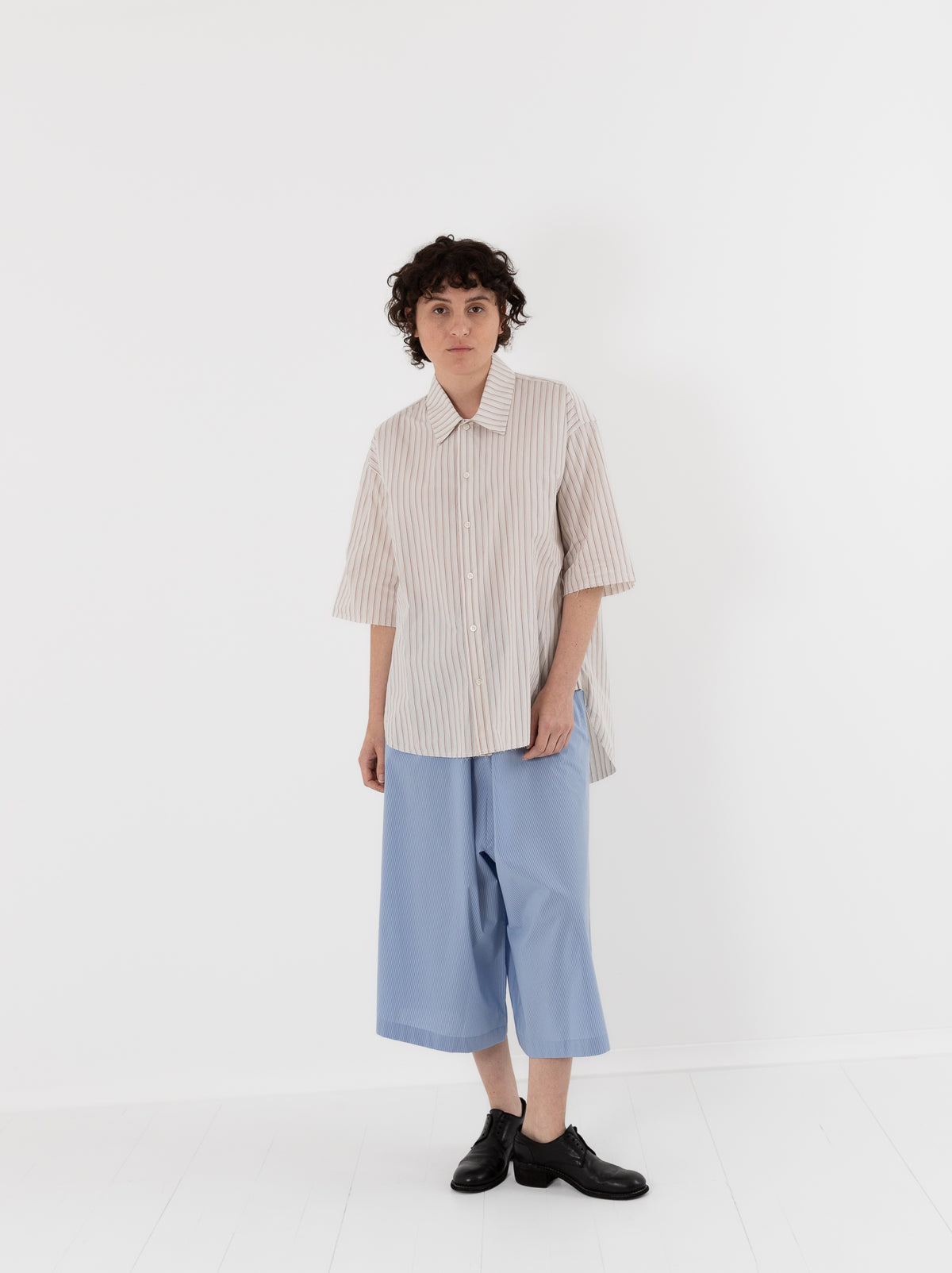 Wright + Doyle Meldon Shorts in Zenith Pinstripe - WRIGHT + DOYLE at Worthwhile - shop SHORTS