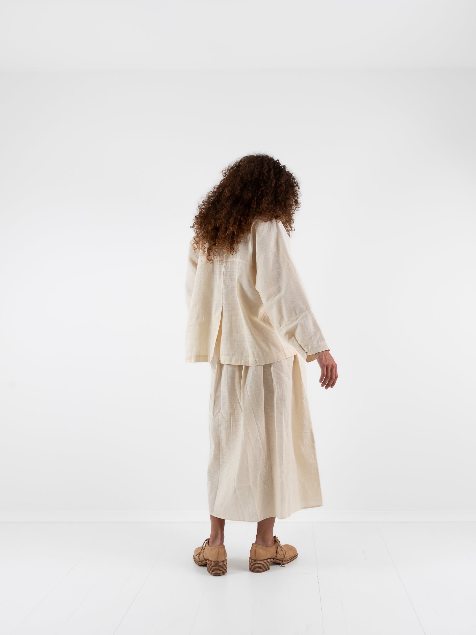 Wright + Doyle Gatherers Skirt in Alabaster - WRIGHT + DOYLE at Worthwhile - shop SKIRT