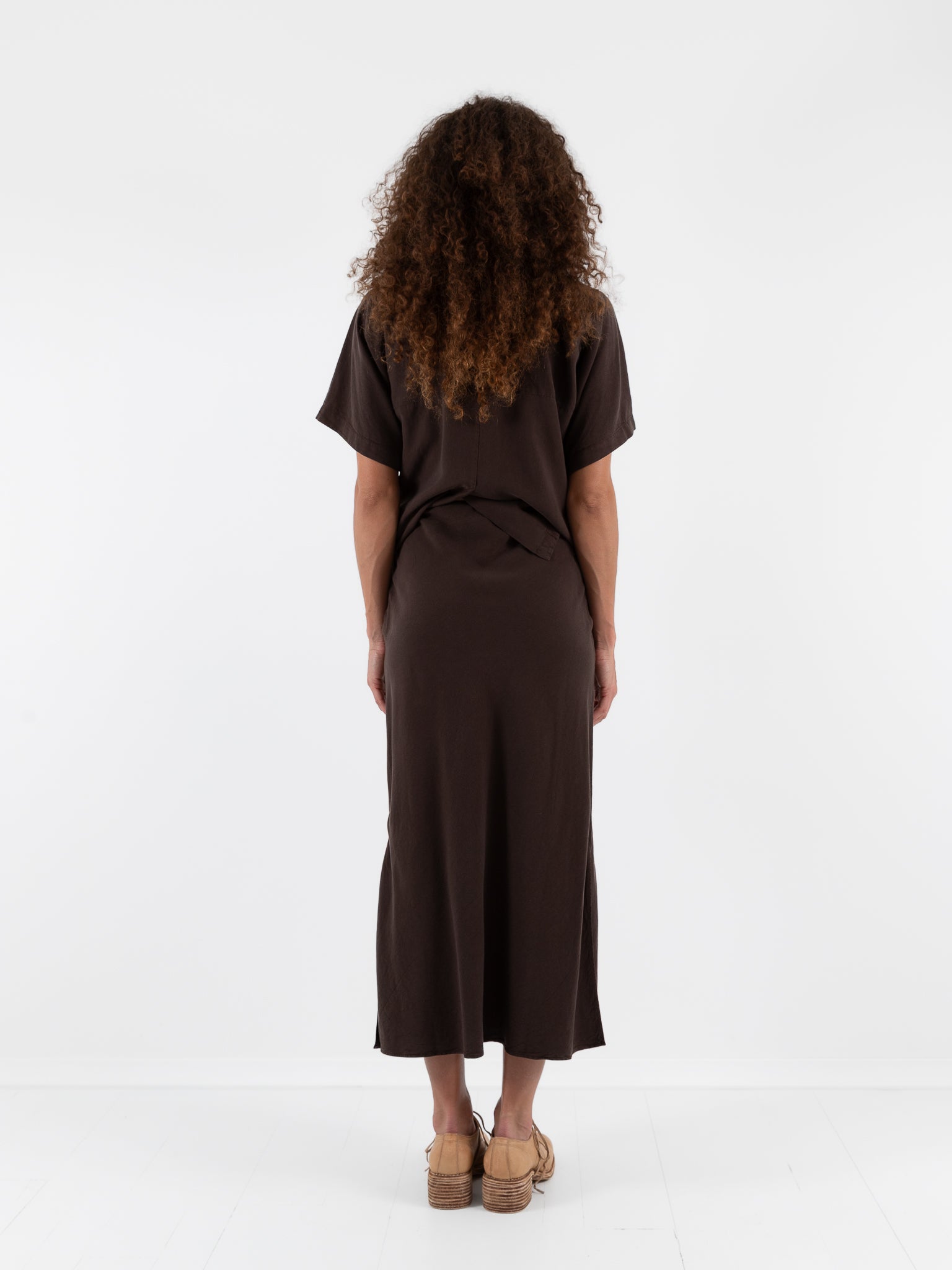 Wright + Doyle Bias Skirt in Cacao - WRIGHT + DOYLE at Worthwhile - shop SKIRT