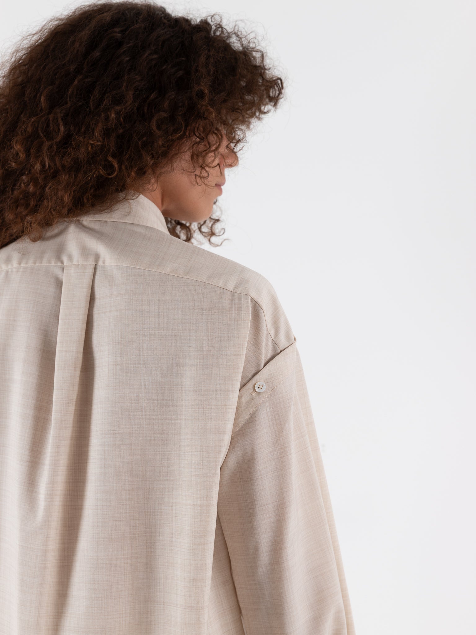 Wright + Doyle Hand Tie Shirt in Hay - WRIGHT + DOYLE at Worthwhile - shop TOP