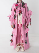 Elena Dawson Valentina Coat, Peony Pink Tweed - Worthwhile