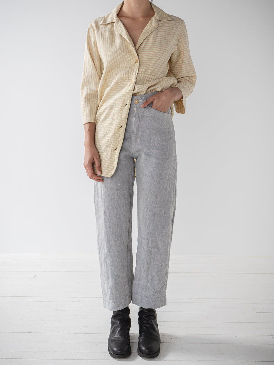 Atelier Suppan Hemp Trouser, Natural