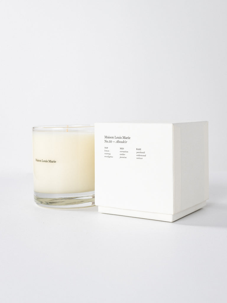 Maison Louis Marie no. 10 Aboukir Candle - Worthwhile