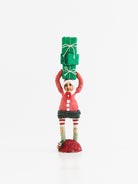 Spun Cotton Present Stack Figure with Green Presents - Worthwhile