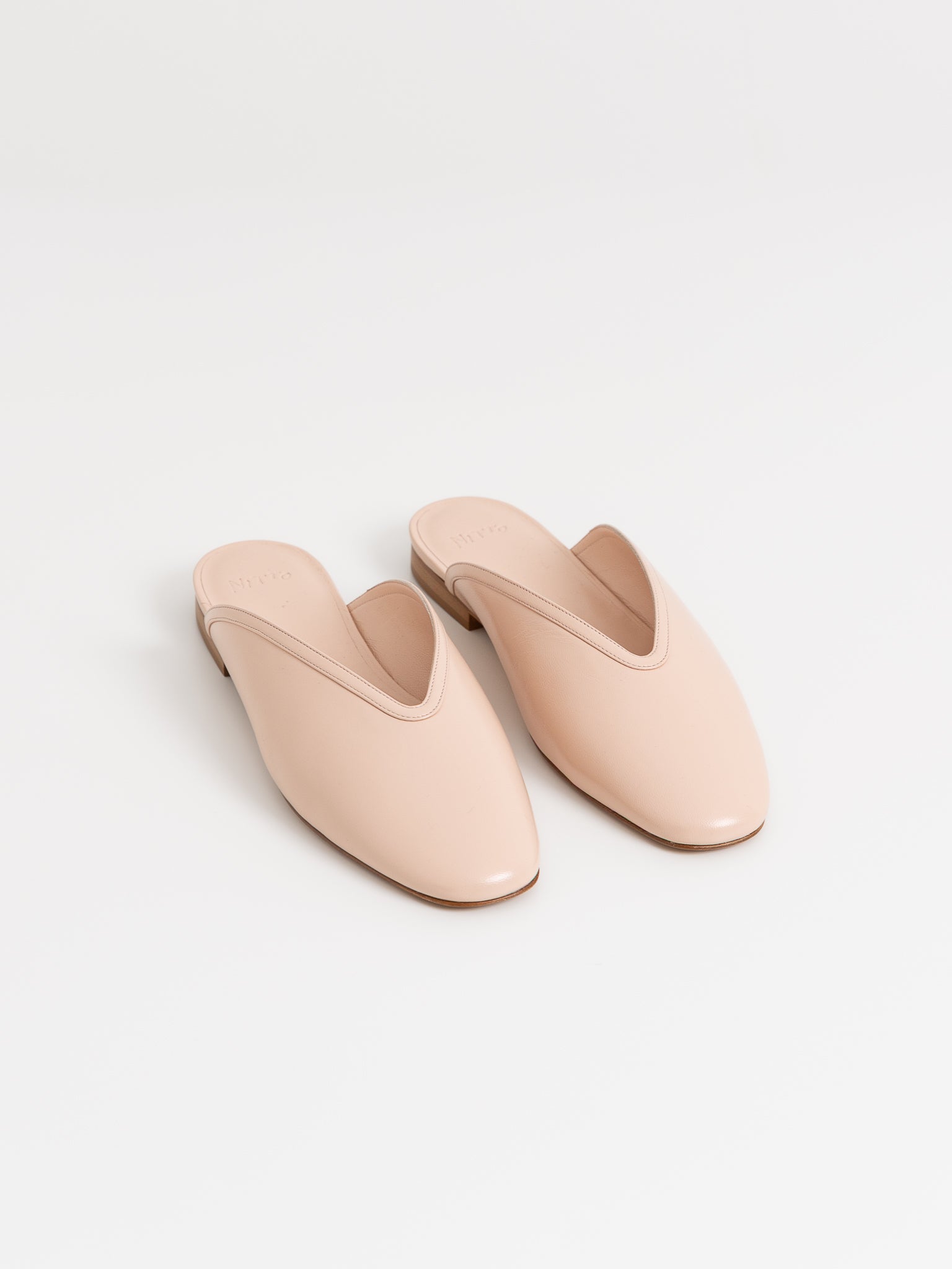 Nitto Rina Mule in Nude - NITTO at Worthwhile - shop SHOES