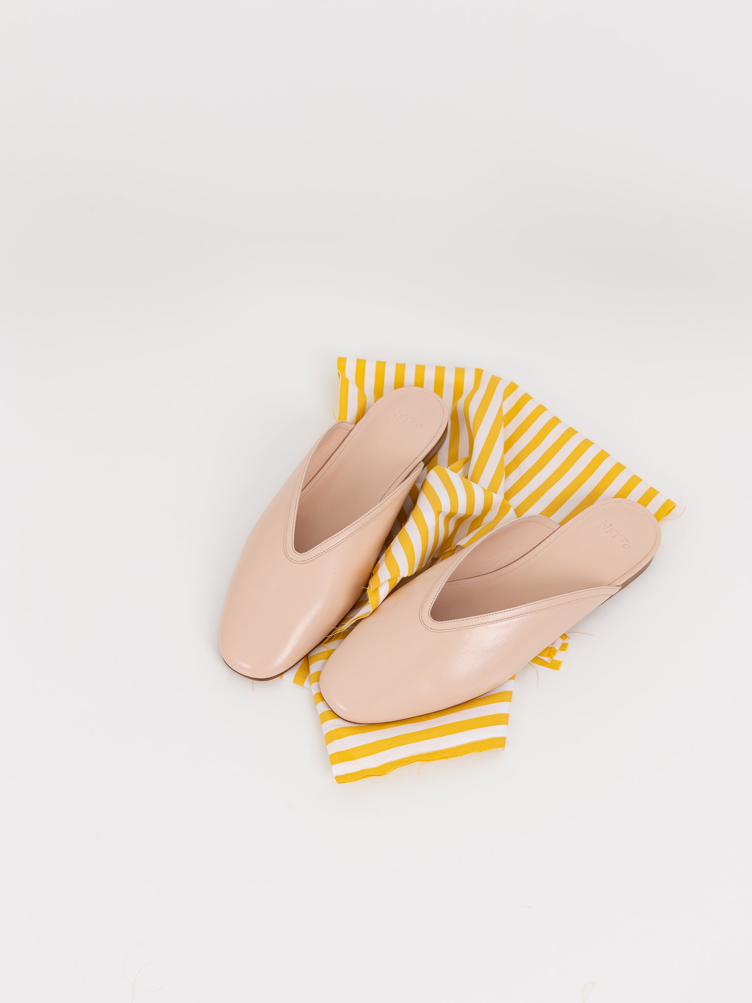 Nitto Rina Mule in Nude - NITTO at Worthwhile - shop SHOES