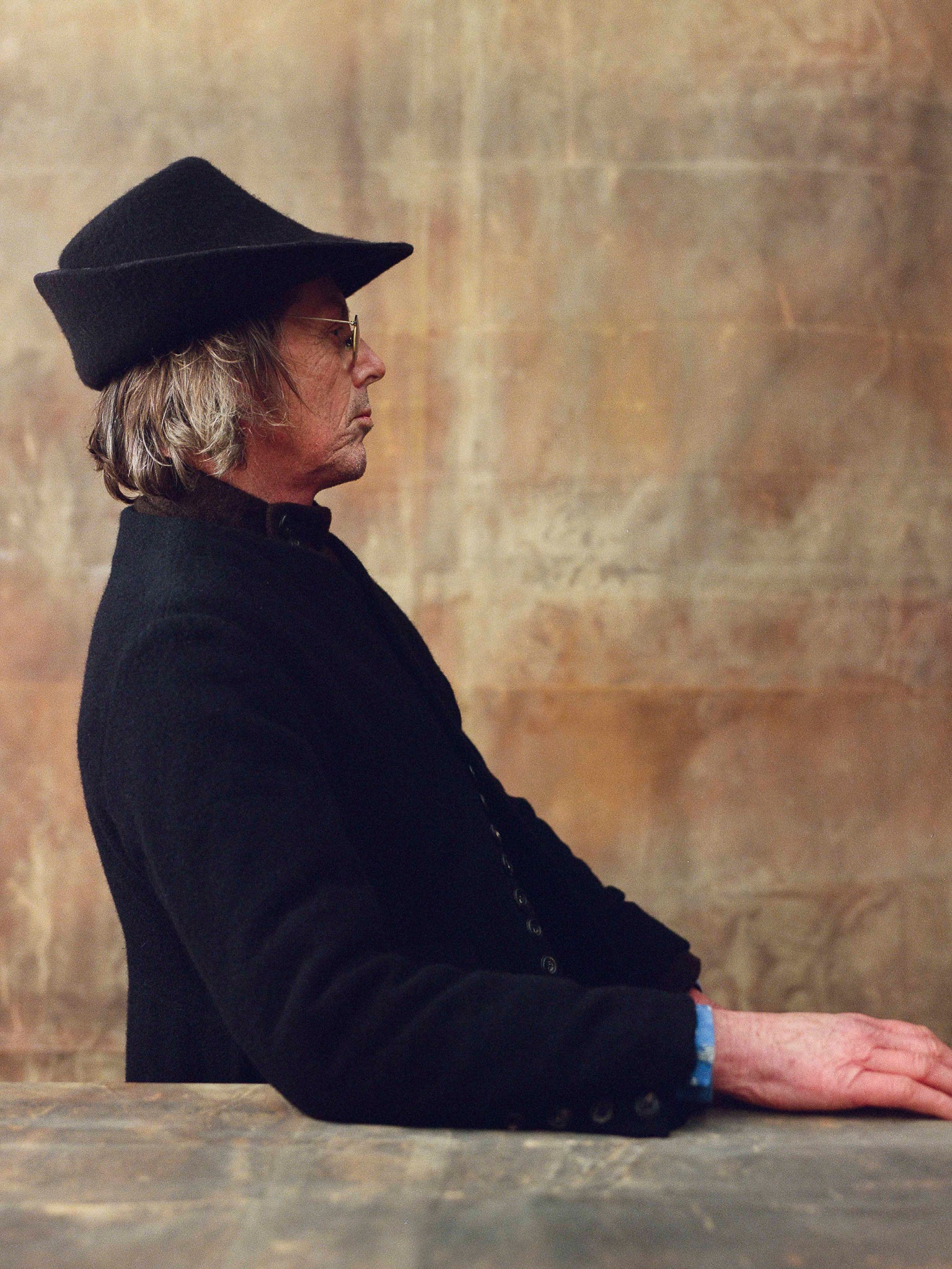 John Alexander Skelton Jerkin Coat in Black - JOHN ALEXANDER SKELTON at Worthwhile - shop COAT