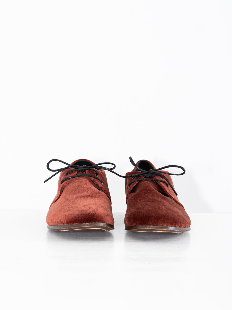 Album Di Famiglia Velvet Shoes, Red - Worthwhile