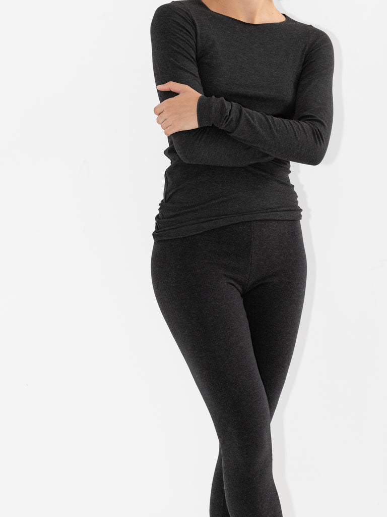 Album Di Famiglia Legging, Slate - Worthwhile