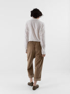 Album di Famiglia Braghe Tasche V in Honey - ALBUM DI FAMIGLIA at Worthwhile - shop PANT