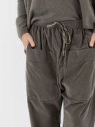 Album di Famiglia Braghe Tasche V in Taupe - ALBUM DI FAMIGLIA at Worthwhile - shop PANT