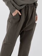 Album di Famiglia Cargo Trousers WCC in Taupe - ALBUM DI FAMIGLIA at Worthwhile - shop PANT