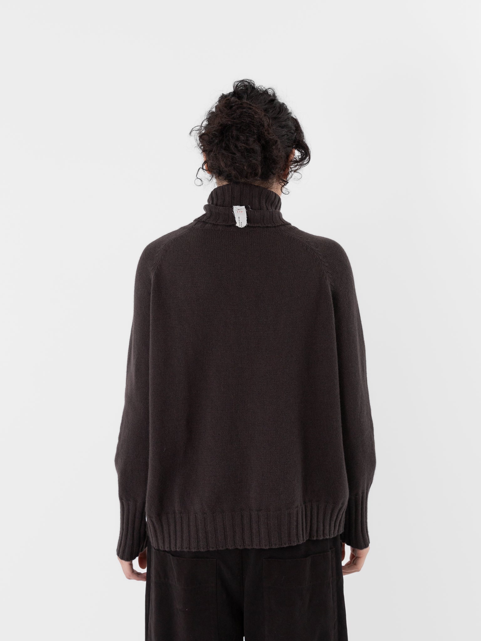Album di Famiglia Dolcevita WS in Brown - ALBUM DI FAMIGLIA at Worthwhile - shop SWEATER
