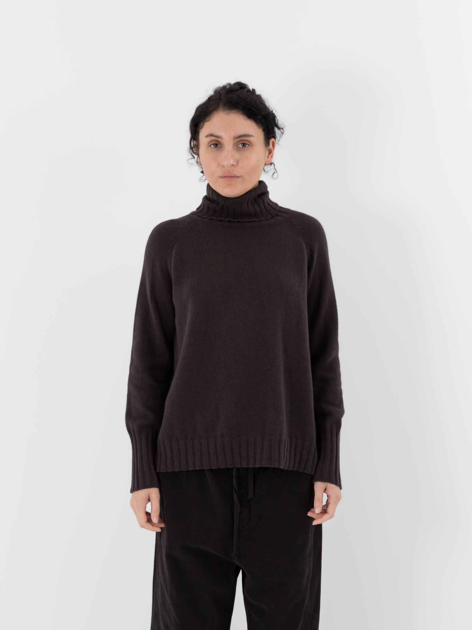 Album di Famiglia Dolcevita WS in Brown - ALBUM DI FAMIGLIA at Worthwhile - shop SWEATER