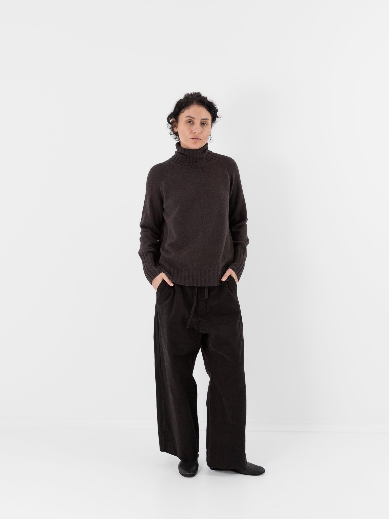 Album di Famiglia Dolcevita WS in Brown - ALBUM DI FAMIGLIA at Worthwhile - shop SWEATER