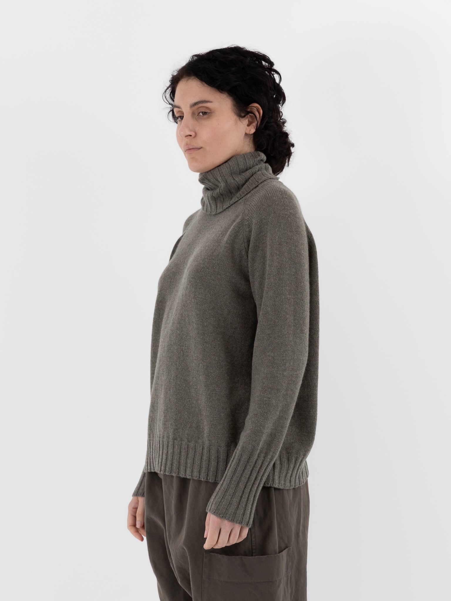 Album di Famiglia Dolcevita WS in Taupe - ALBUM DI FAMIGLIA at Worthwhile - shop SWEATER