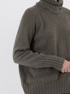 Album di Famiglia Dolcevita WS in Taupe - ALBUM DI FAMIGLIA at Worthwhile - shop SWEATER