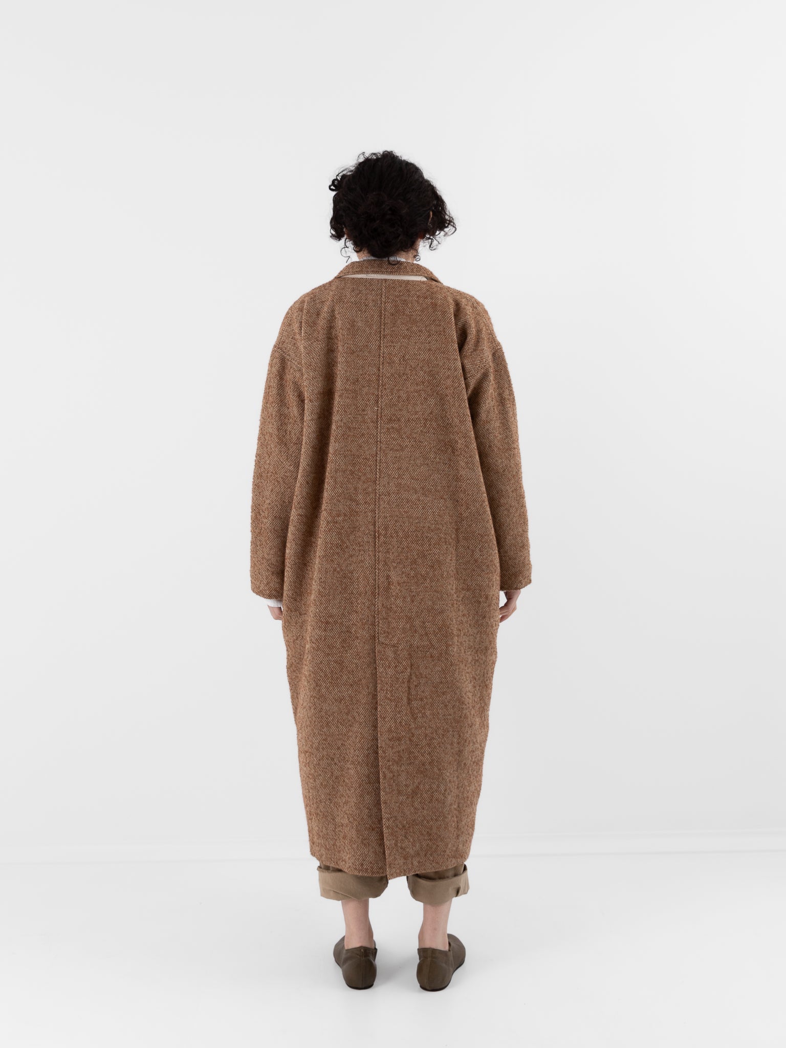 Album di Famiglia Egg Coat PW in Honey - ALBUM DI FAMIGLIA at Worthwhile - shop COAT