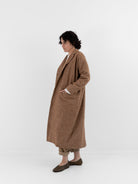 Album di Famiglia Egg Coat PW in Honey - ALBUM DI FAMIGLIA at Worthwhile - shop COAT