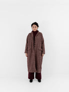 Album di Famiglia Egg Coat PW in Wine - ALBUM DI FAMIGLIA at Worthwhile - shop COAT