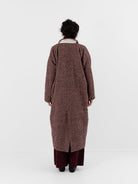 Album di Famiglia Egg Coat PW in Wine - ALBUM DI FAMIGLIA at Worthwhile - shop COAT