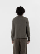 Album di Famiglia Girocollo Raglan Crew WS in Taupe - ALBUM DI FAMIGLIA at Worthwhile - shop SWEATER