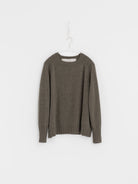 Album di Famiglia Girocollo Raglan Crew WS in Taupe - ALBUM DI FAMIGLIA at Worthwhile - shop SWEATER
