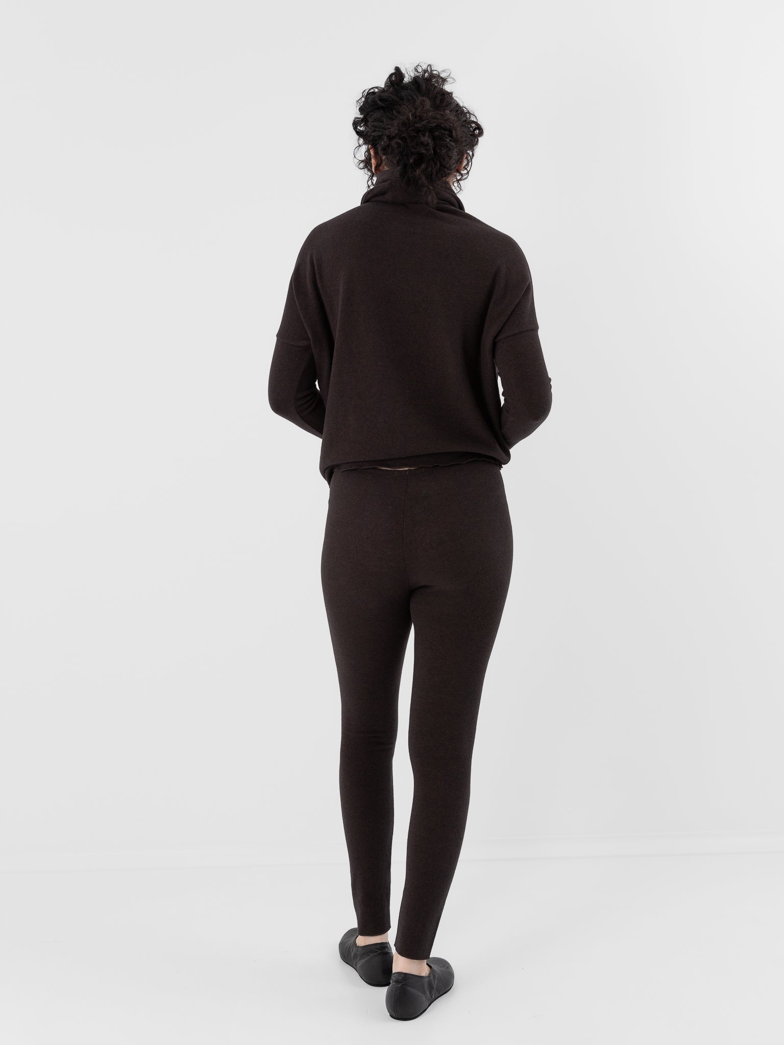 Album di Famiglia Leggings JP in Brown - ALBUM DI FAMIGLIA at Worthwhile - shop LEGGINGS