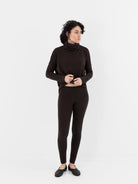 Album di Famiglia Leggings JP in Brown - ALBUM DI FAMIGLIA at Worthwhile - shop LEGGINGS