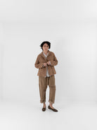 Album di Famiglia Loose Blazer PW in Honey - ALBUM DI FAMIGLIA at Worthwhile - shop JACKET