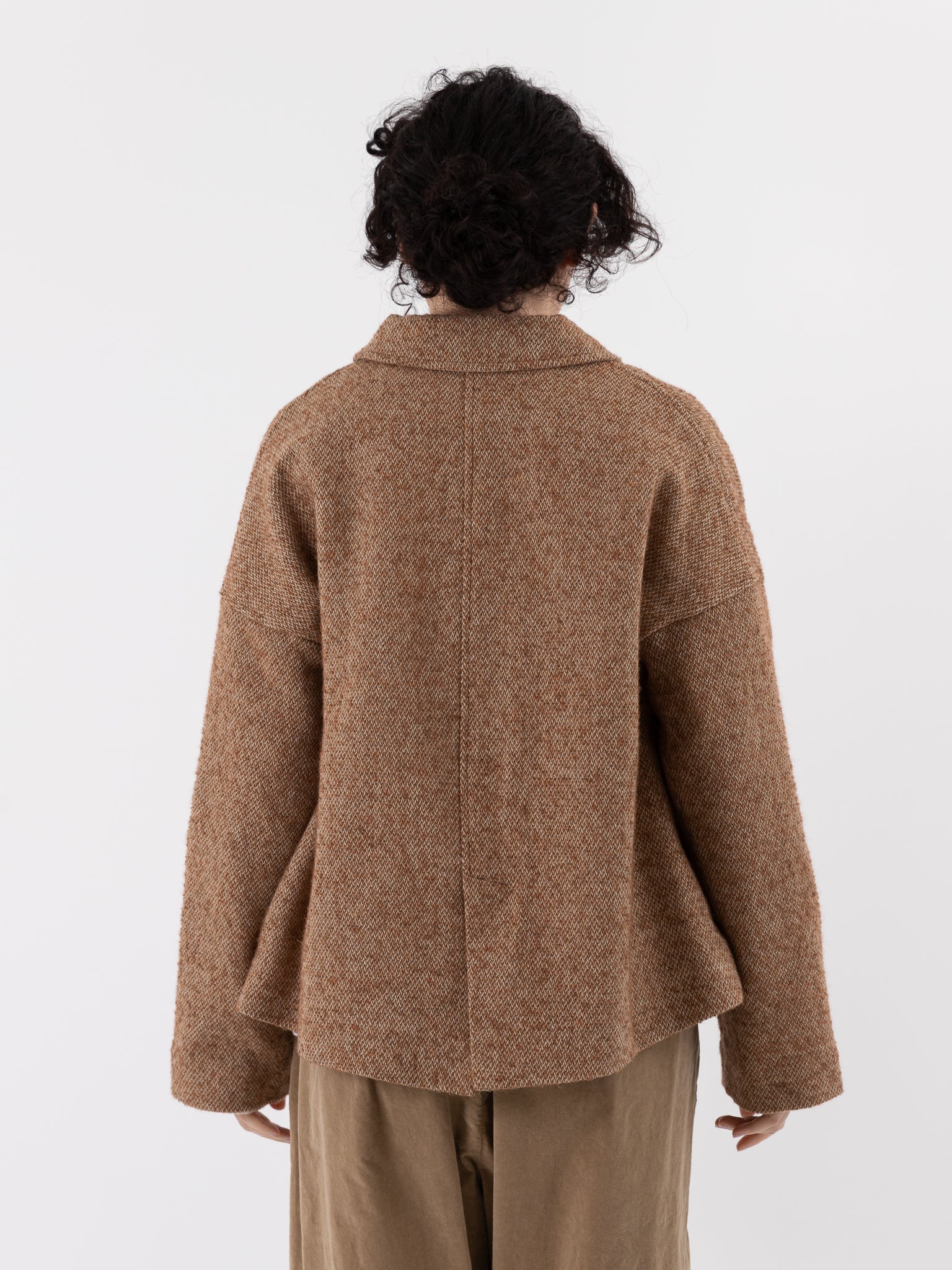 Album di Famiglia Loose Blazer PW in Honey - ALBUM DI FAMIGLIA at Worthwhile - shop JACKET