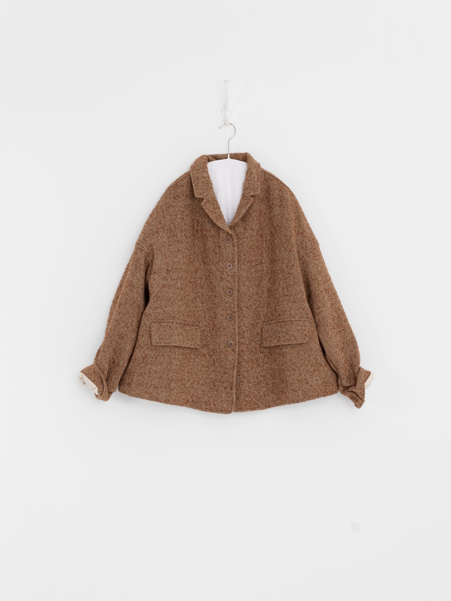 Album di Famiglia Loose Blazer PW in Honey - ALBUM DI FAMIGLIA at Worthwhile - shop JACKET