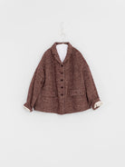 Album di Famiglia Loose Blazer PW in Wine - ALBUM DI FAMIGLIA at Worthwhile - shop JACKET