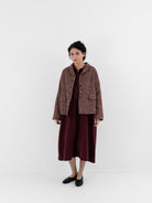 Album di Famiglia Loose Blazer PW in Wine - ALBUM DI FAMIGLIA at Worthwhile - shop JACKET