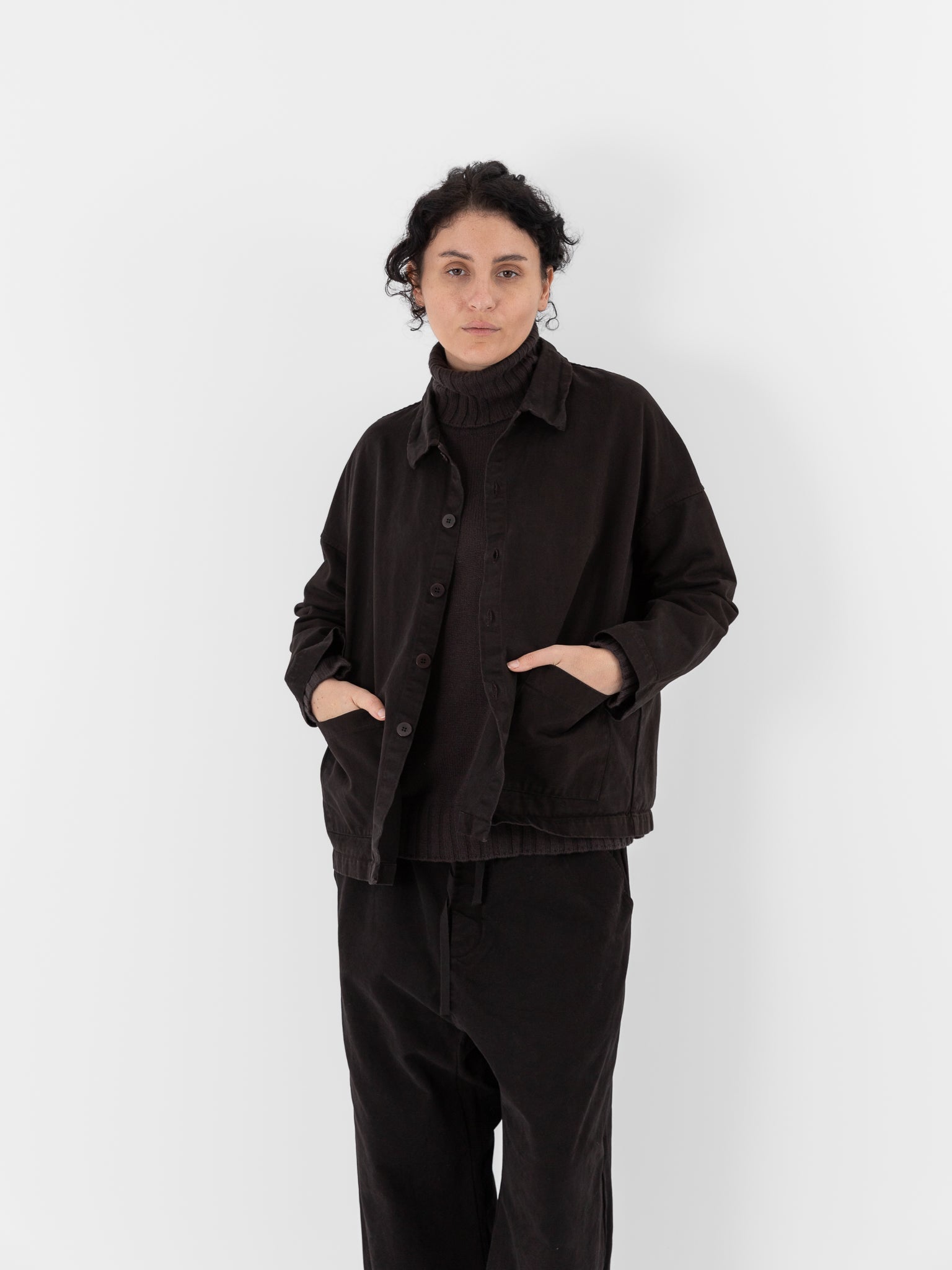 Album di Famiglia Overshirt WCC in Brown - ALBUM DI FAMIGLIA at Worthwhile - shop JACKET