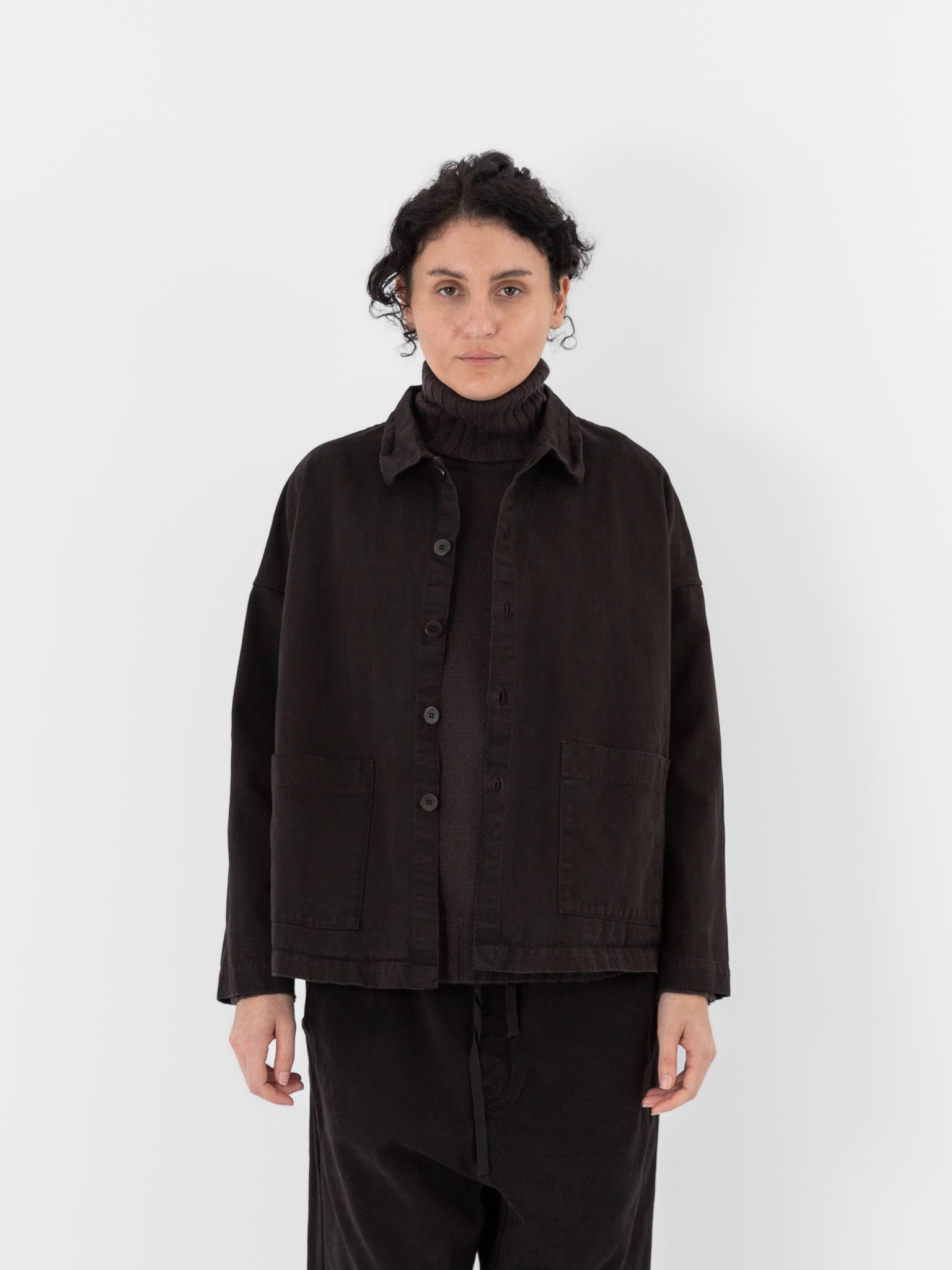 Album di Famiglia Overshirt WCC in Brown - ALBUM DI FAMIGLIA at Worthwhile - shop JACKET