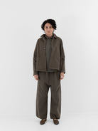Album di Famiglia Overshirt WCC in Taupe - ALBUM DI FAMIGLIA at Worthwhile - shop JACKET