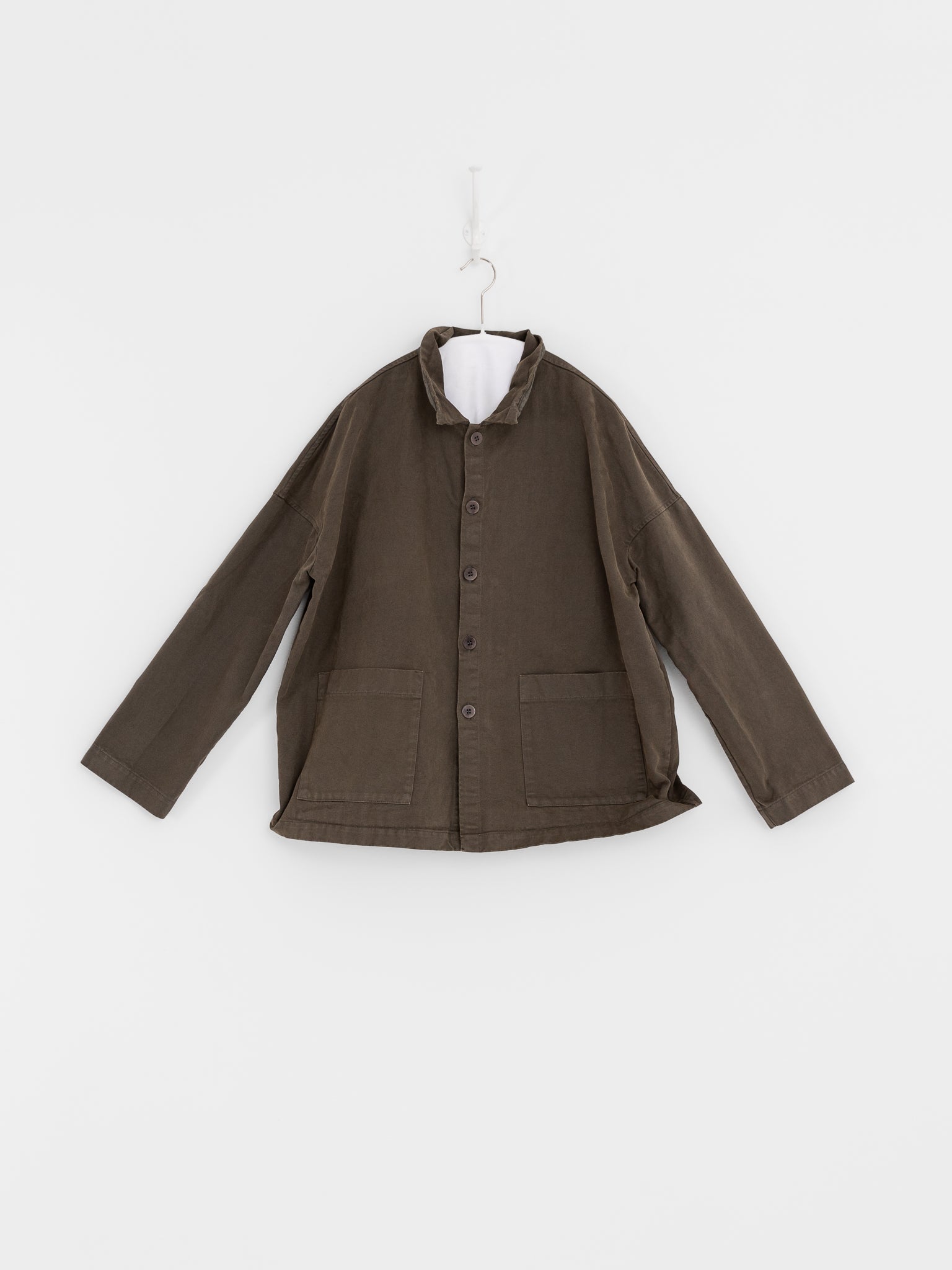 Album di Famiglia Overshirt WCC in Taupe - ALBUM DI FAMIGLIA at Worthwhile - shop JACKET
