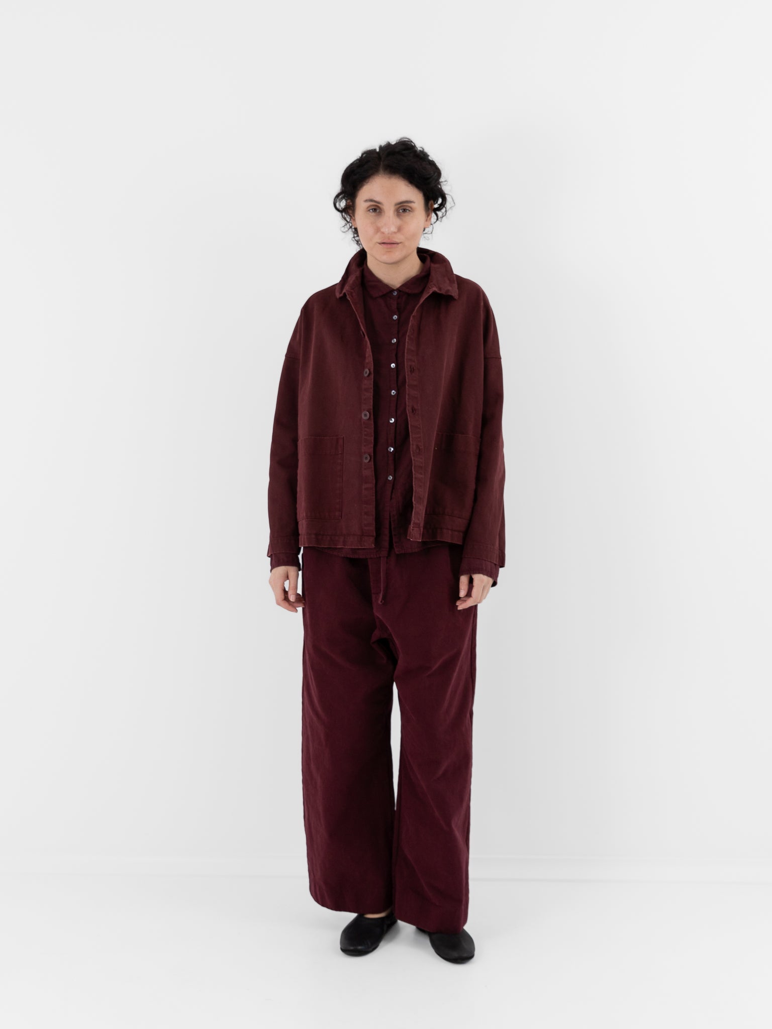 Album di Famiglia Overshirt WCC in Wine - ALBUM DI FAMIGLIA at Worthwhile - shop JACKET