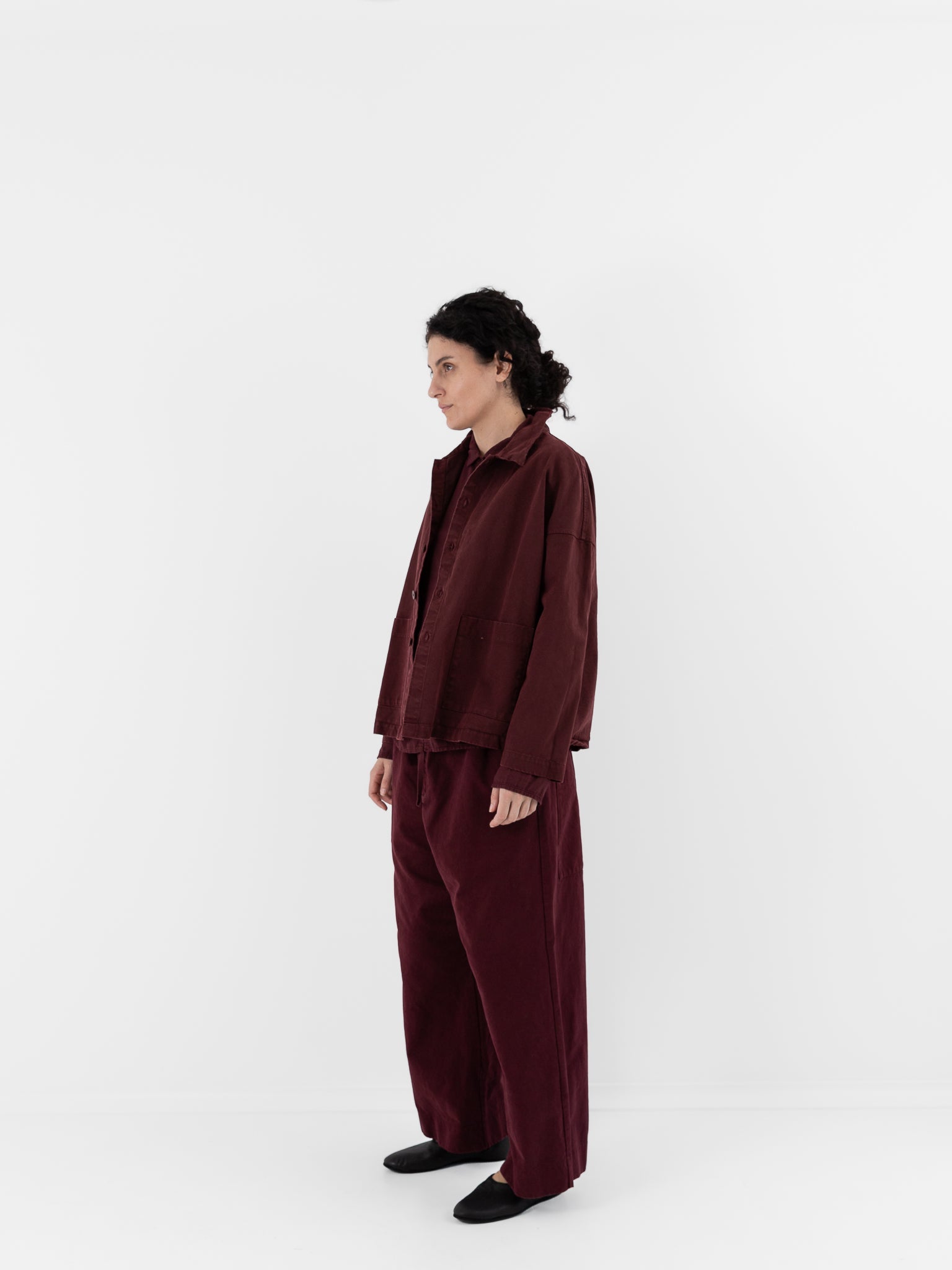 Album di Famiglia Overshirt WCC in Wine - ALBUM DI FAMIGLIA at Worthwhile - shop JACKET