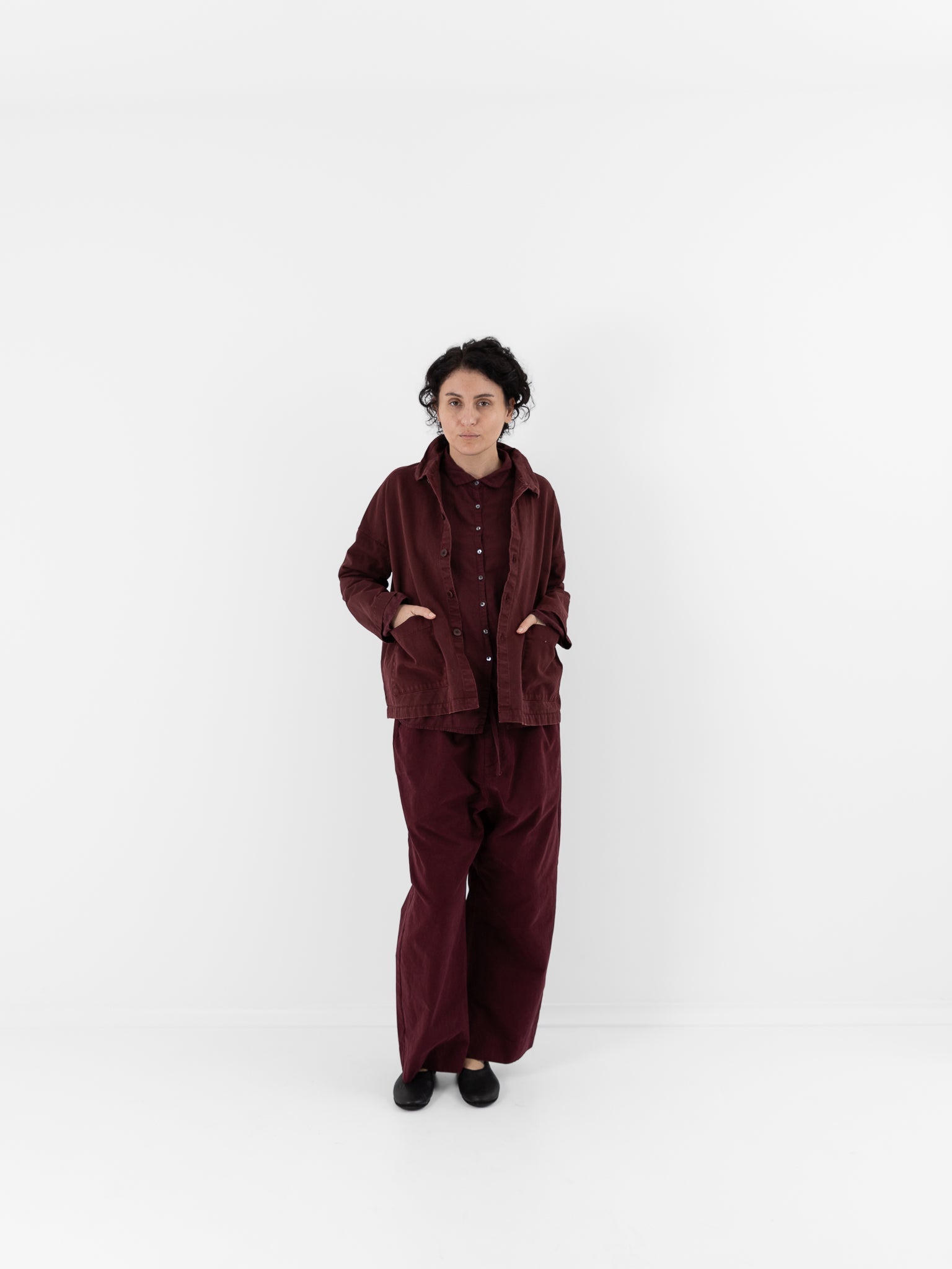 Album di Famiglia Overshirt WCC in Wine - ALBUM DI FAMIGLIA at Worthwhile - shop JACKET