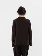 Album di Famiglia Short Collar Shirt LWC in Brown - ALBUM DI FAMIGLIA at Worthwhile - shop TOP