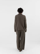 Album di Famiglia Short Collar Shirt LWC in Taupe - ALBUM DI FAMIGLIA at Worthwhile - shop TOP