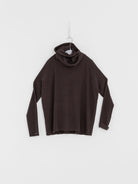 Album di Famiglia Turtleneck JP in Brown - ALBUM DI FAMIGLIA at Worthwhile - shop TOP
