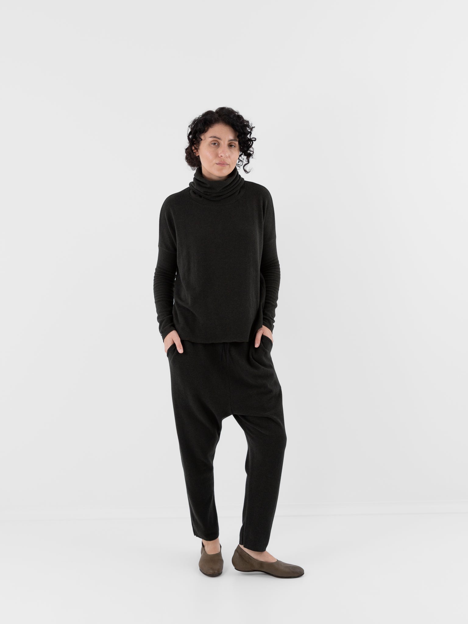 Album di Famiglia Turtleneck JP in Forest - ALBUM DI FAMIGLIA at Worthwhile - shop TOP