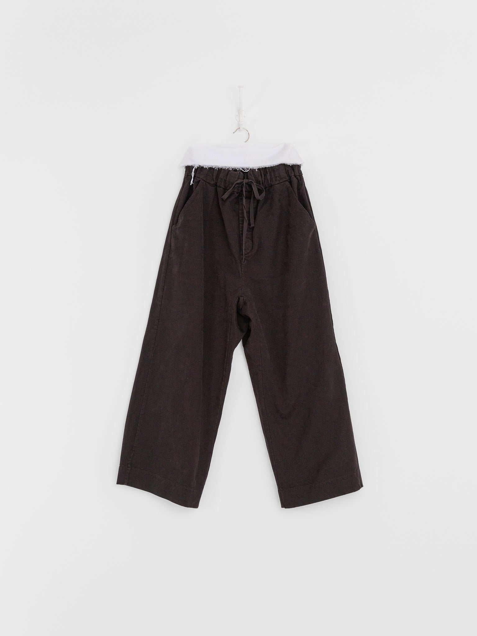 Album di Famiglia Wide & Long Trousers WCC in Brown - ALBUM DI FAMIGLIA at Worthwhile - shop PANT