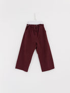 Album di Famiglia Wide & Long Trousers WCC in Wine - ALBUM DI FAMIGLIA at Worthwhile - shop PANT